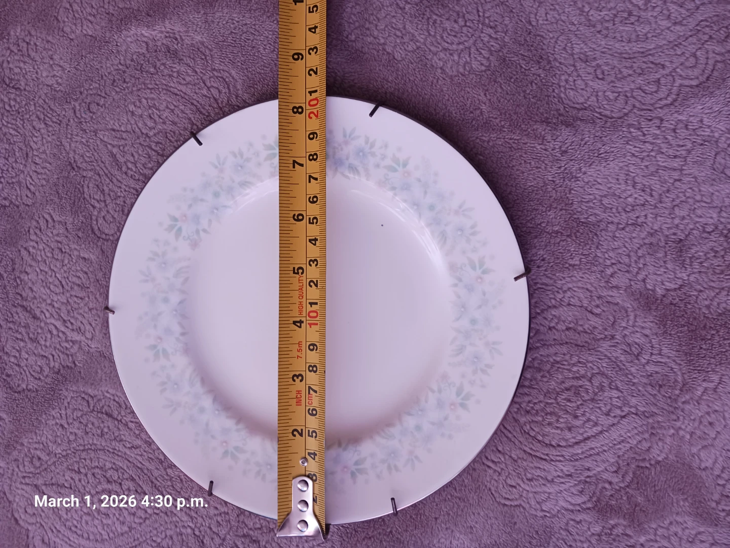 WEDGWOOD Wyndham Bone China Plate
