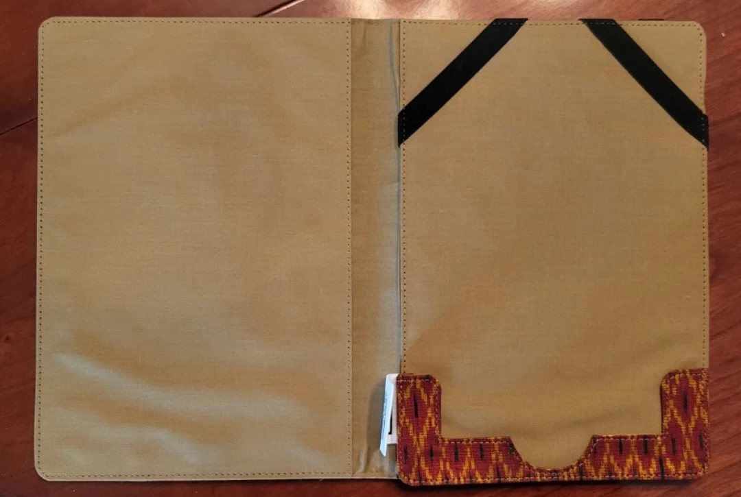 New Hand-Woven Silk Tablet or Notebook Cover - photo 3