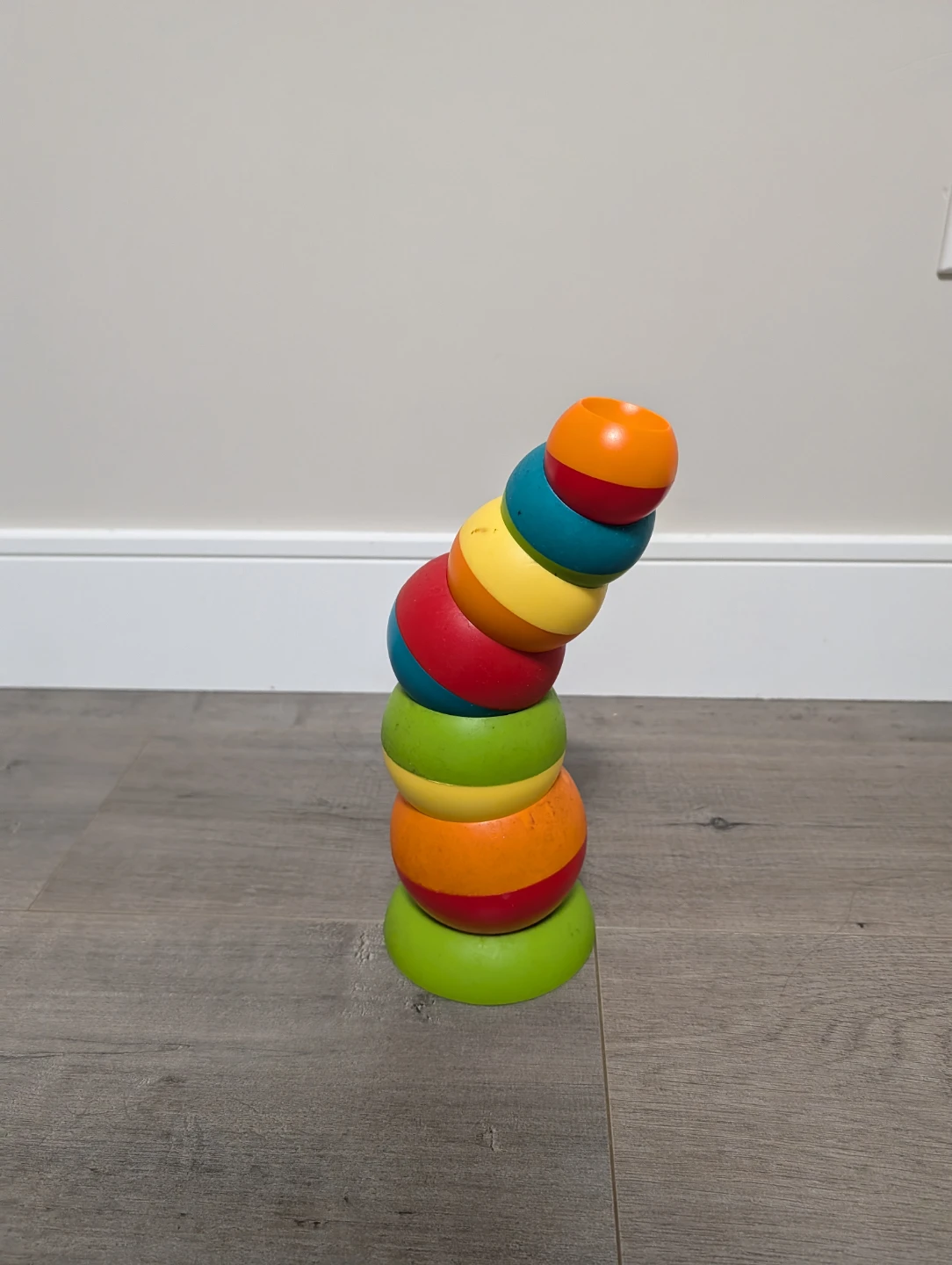 Wooden Stacking Rings Toy - photo 3