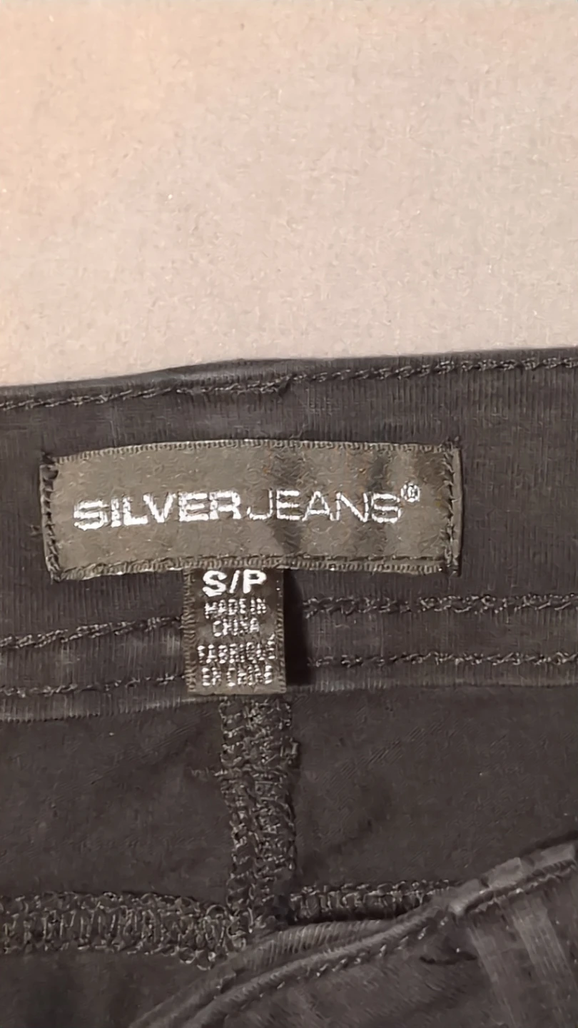 Silver Jeans Black Slim Fit Pants Size S/P - photo 2