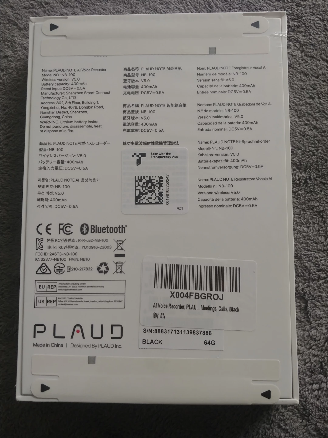PLAUD NOTE AI Voice Recorder - NB-100 - photo 2
