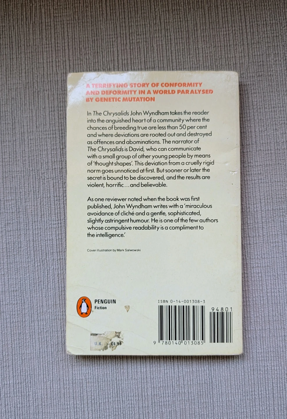 John Wyndham The Chrysalids Paperback Fiction Book - photo 2