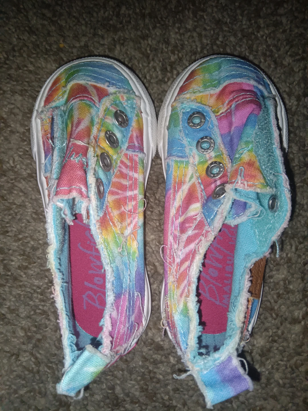 Blowfish Malibu Tie-Dye Canvas Sneakers - Toddler Size 6 - photo 2