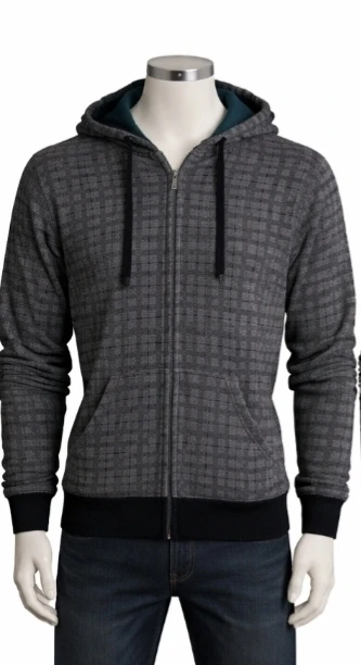 Zip-up hoodie - dark gray