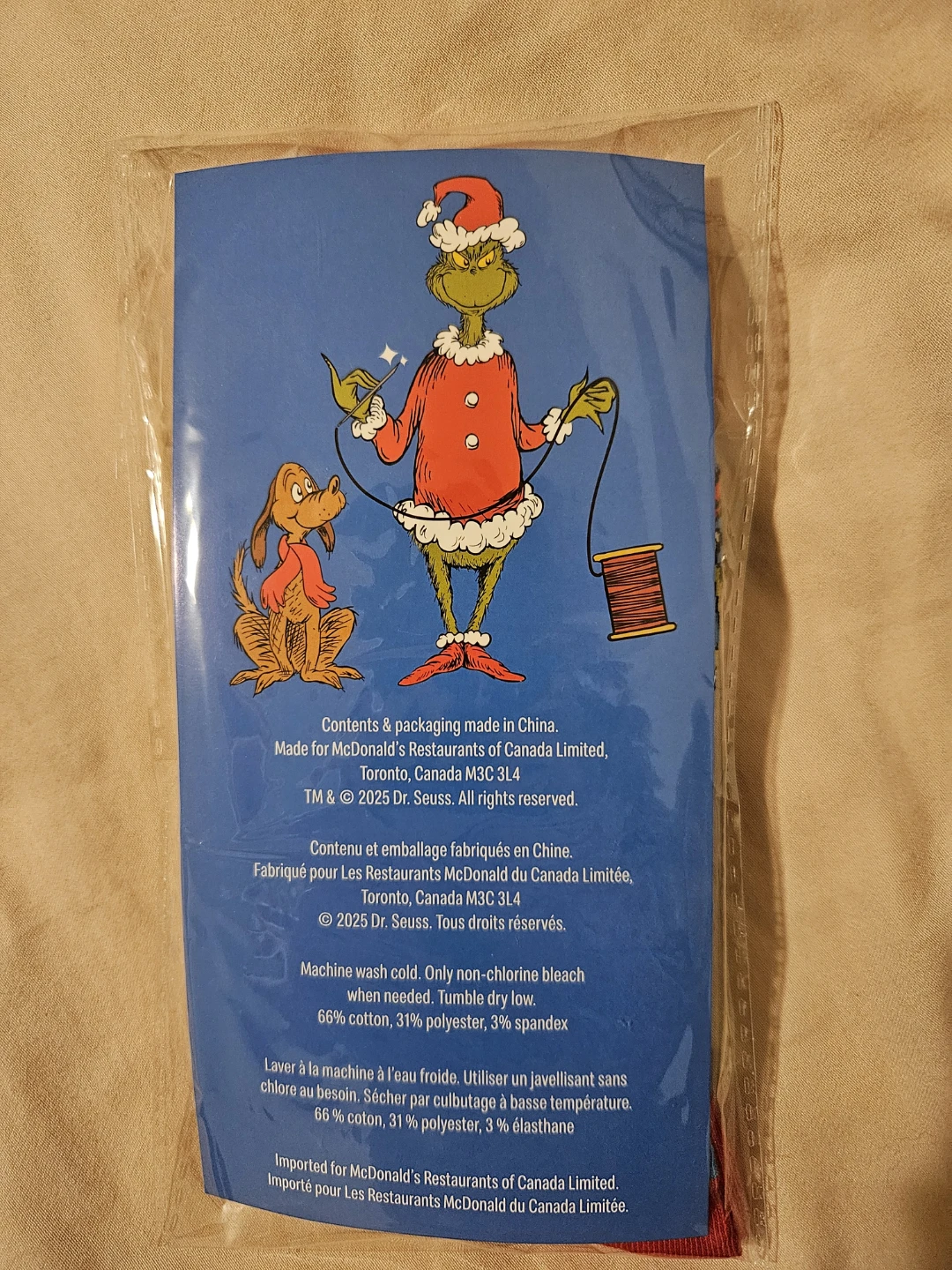 McDonald's Dr. Seuss Grinch Christmas Socks - photo 2