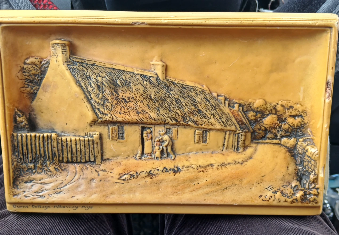 Carved Plaque - Burns' Cottage Alloway Ayr