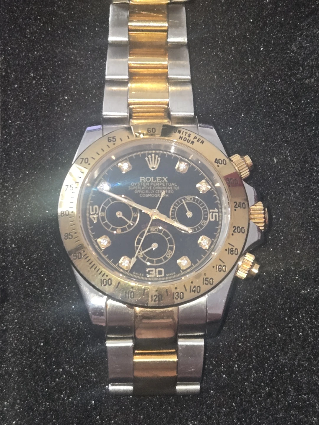 Rolex Daytona 18K Or Acier Inoxydable Automatique Montre Homme - photo 3