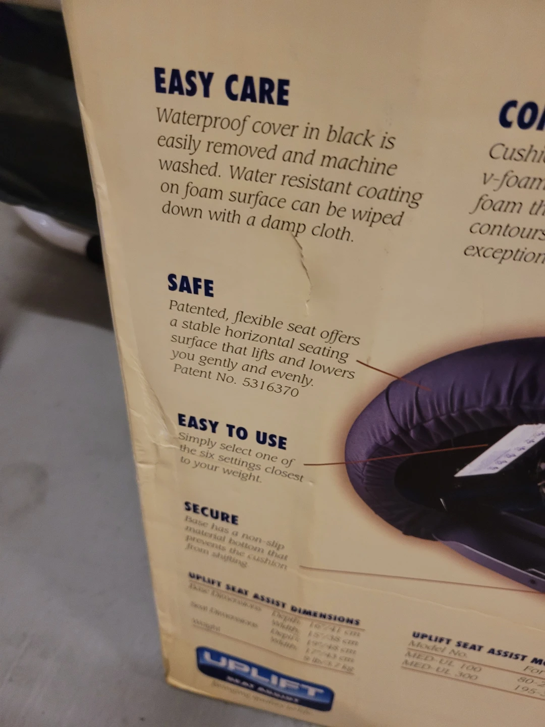 UPLIFT Seat Assist Lifting Cushion - photo 3
