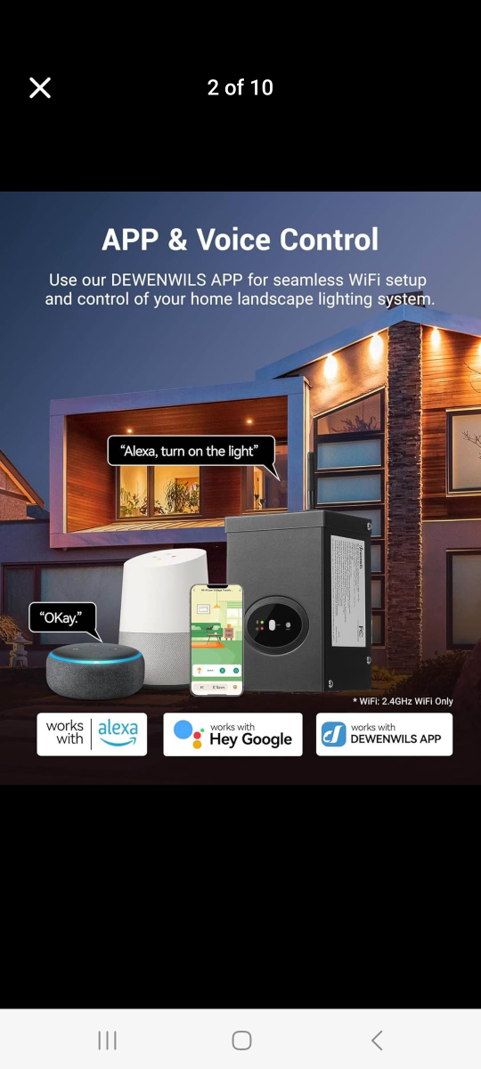 200W Smart Landscape Lighting Transformer Wi-Fi App Control - photo 3