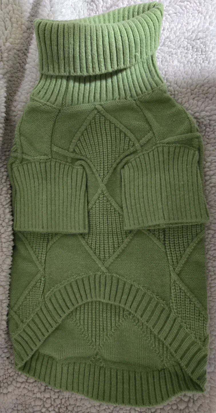Green Pet Sweater - Size XL - photo 4