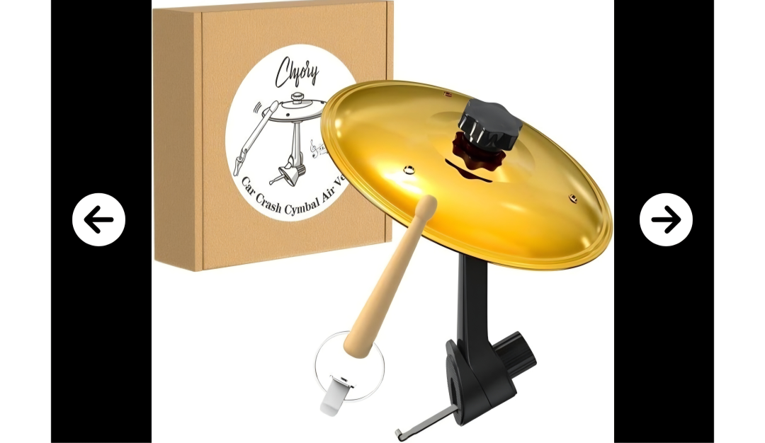 Chfory Car Crash Cymbal Air Vent Mount