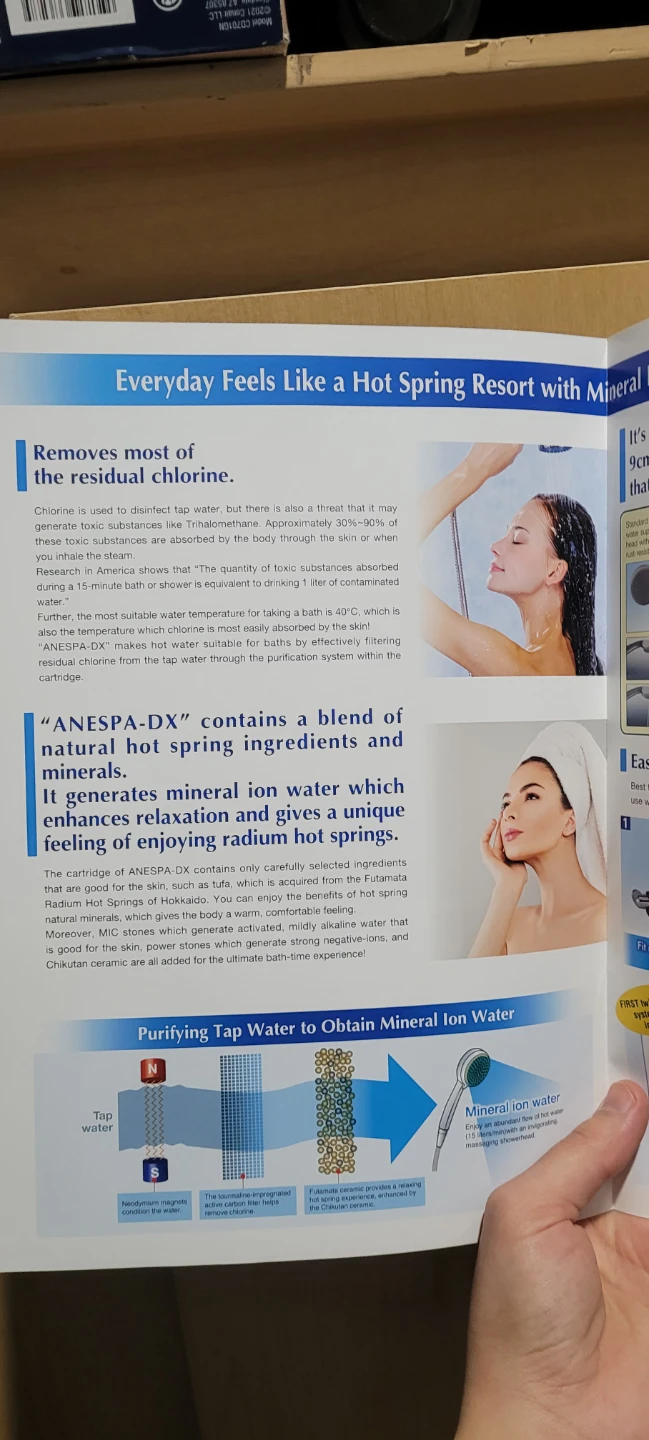 Enagic ANESPA DX Mineral Ion Water Generator Shower Head - photo 2