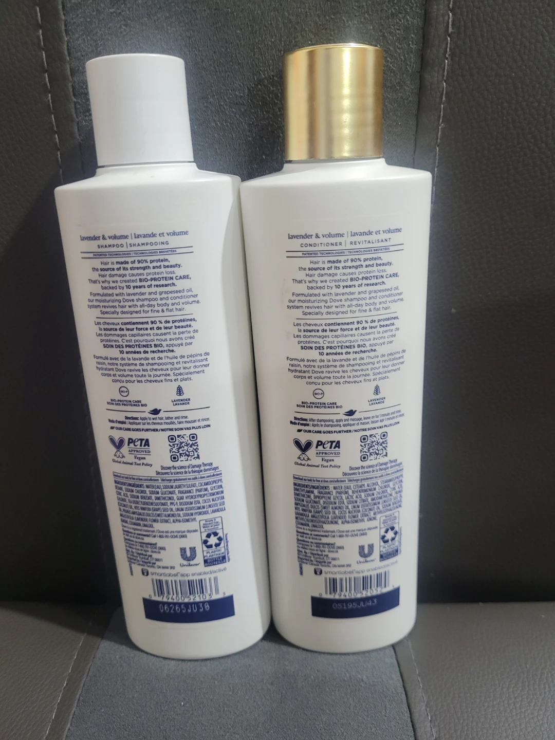 Dove Lavender & Volume Shampoo and Conditioner Set (355 mL each) - photo 2
