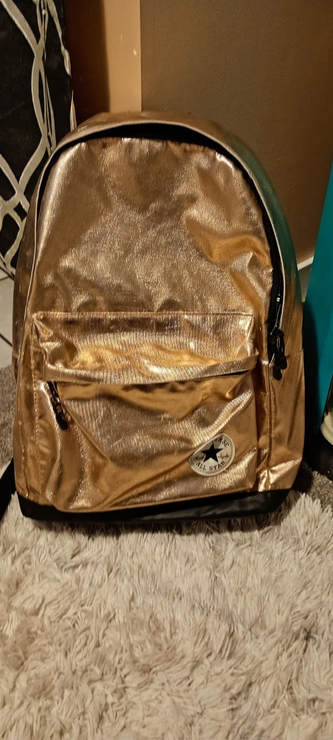 Converse All Star Gold Metallic Backpack - photo 3