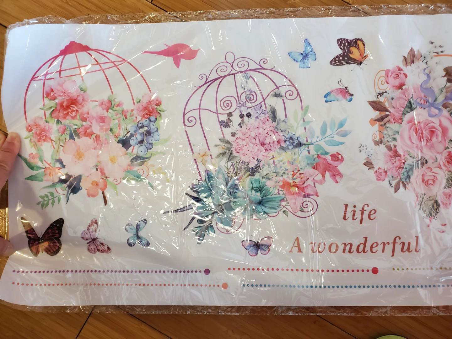 Wall Decals with Birds, Butterflies, Flowers, and Dreamcatchers - photo 4