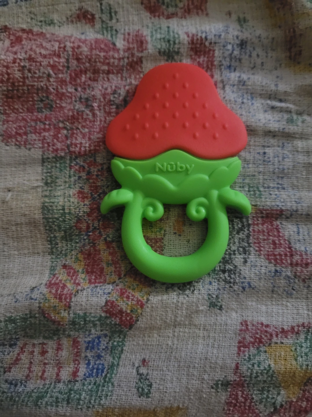 Nuby Strawberry Teether Toy