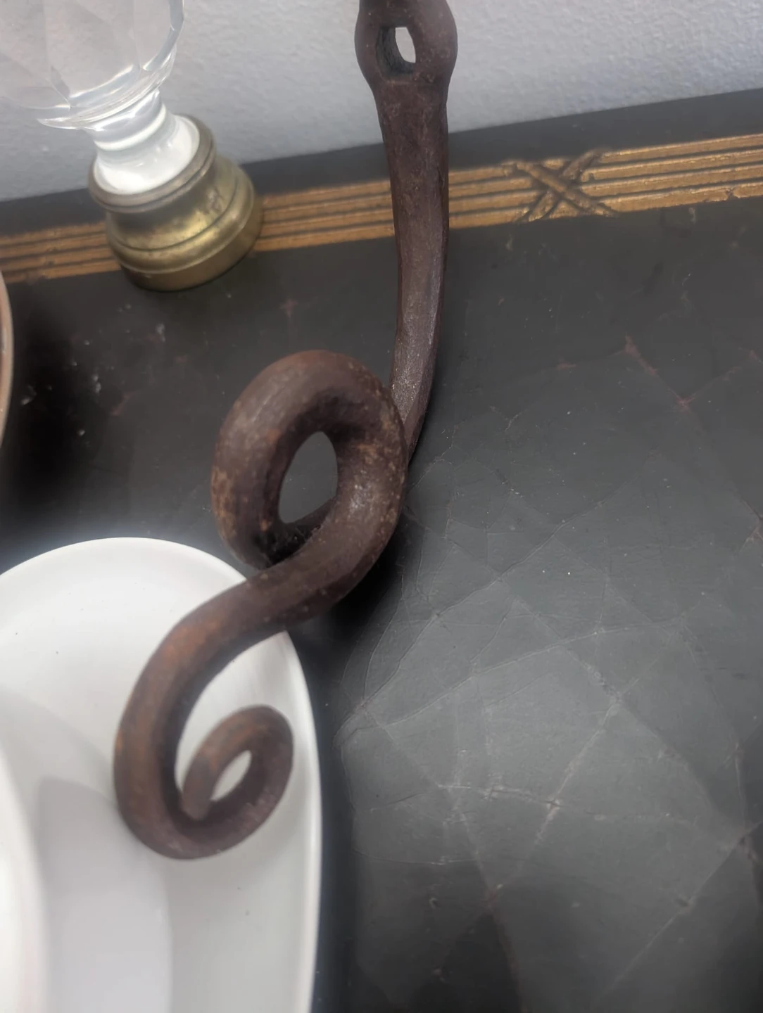 Vintage Wrought Iron Scroll Decor - photo 3