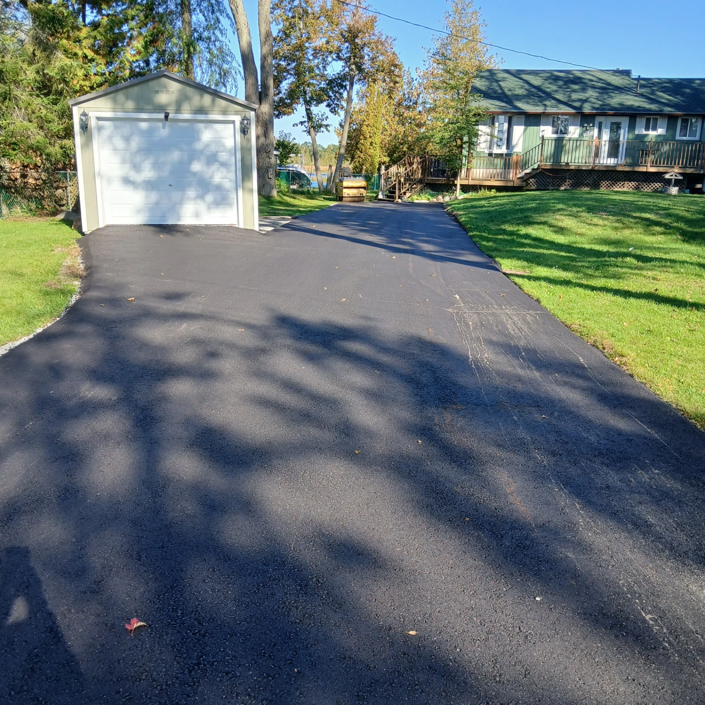 Asphalt driveway