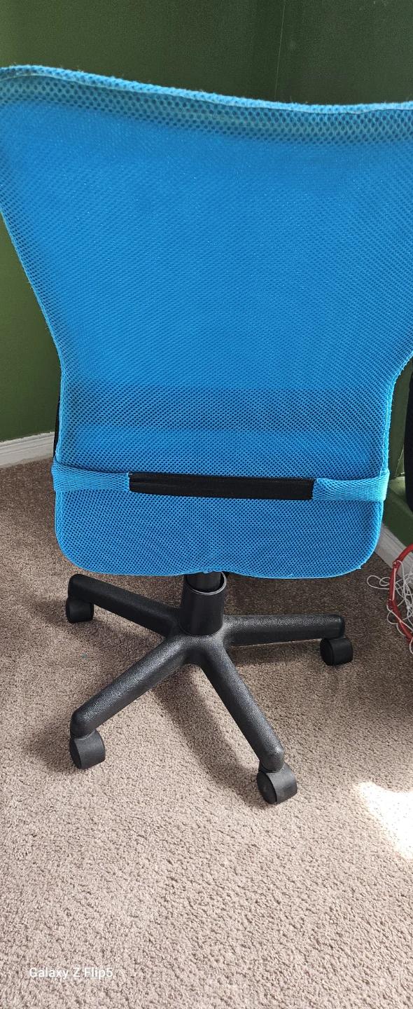 Blue and Black Ergonomic Office Chair - photo 2