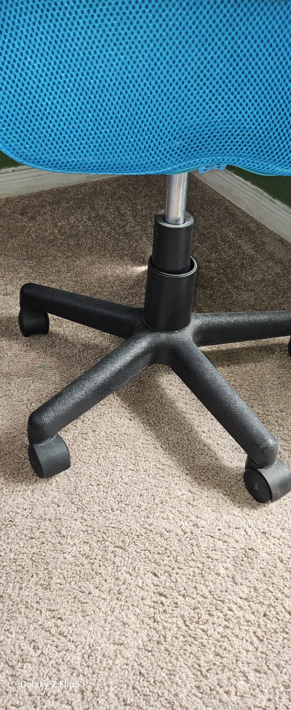 Blue and Black Ergonomic Office Chair - photo 3