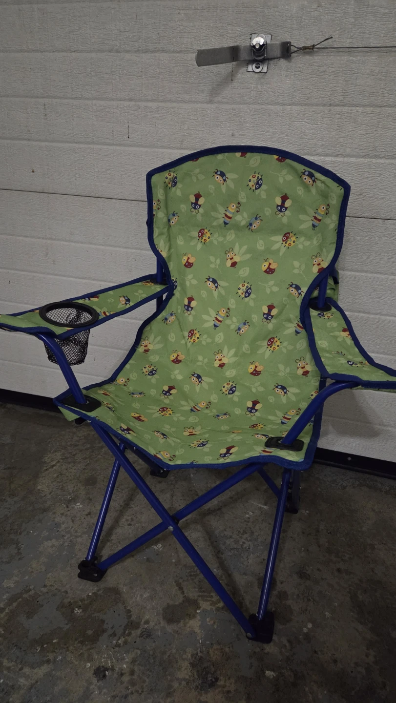 2pcs Kids Camping Chair with Ladybug and Bee Print