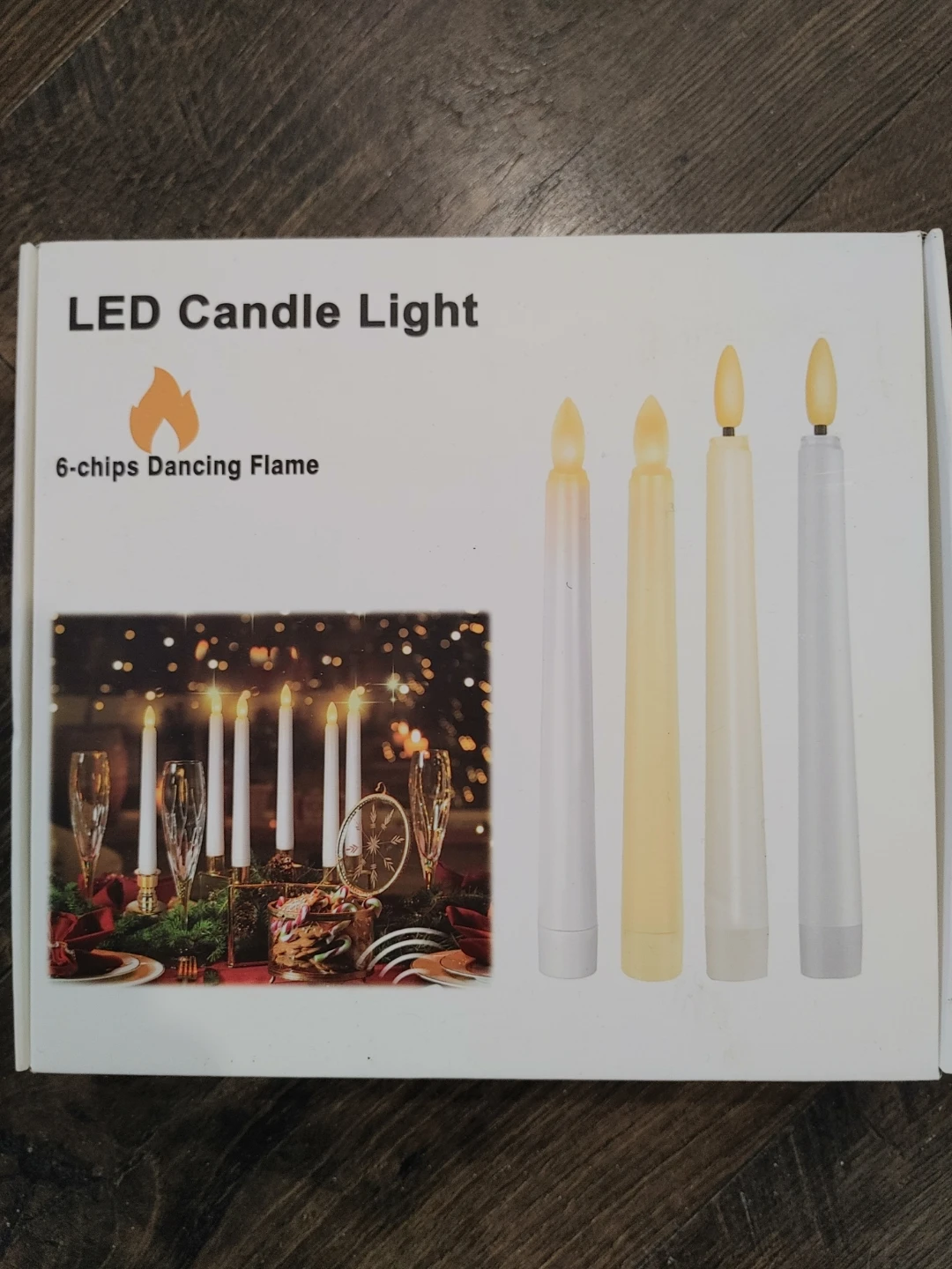 🧡BRAND NEW LED SIX CANDLES WITH REMOTE