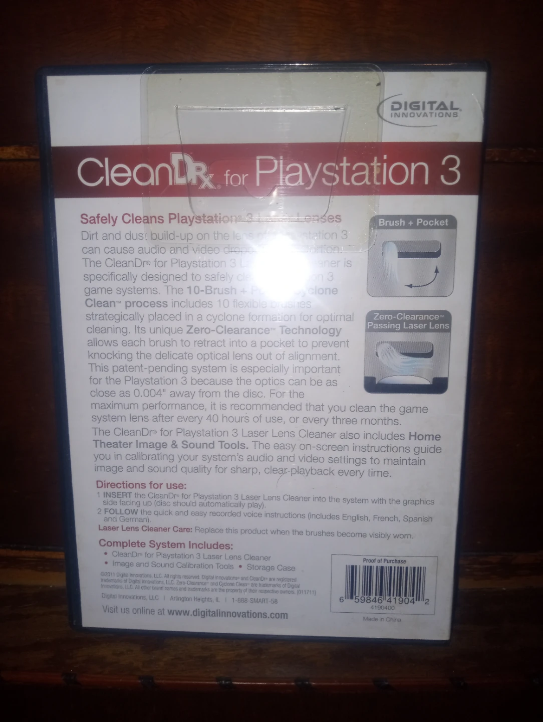 CleanDRX for Playstation 3 Laser Lens Cleaner - photo 2