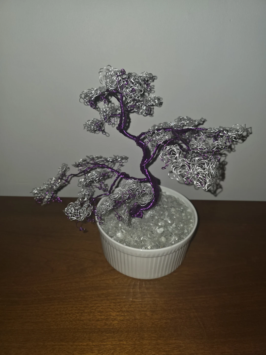 Wire Bonsai Tree Sculpture - photo 2