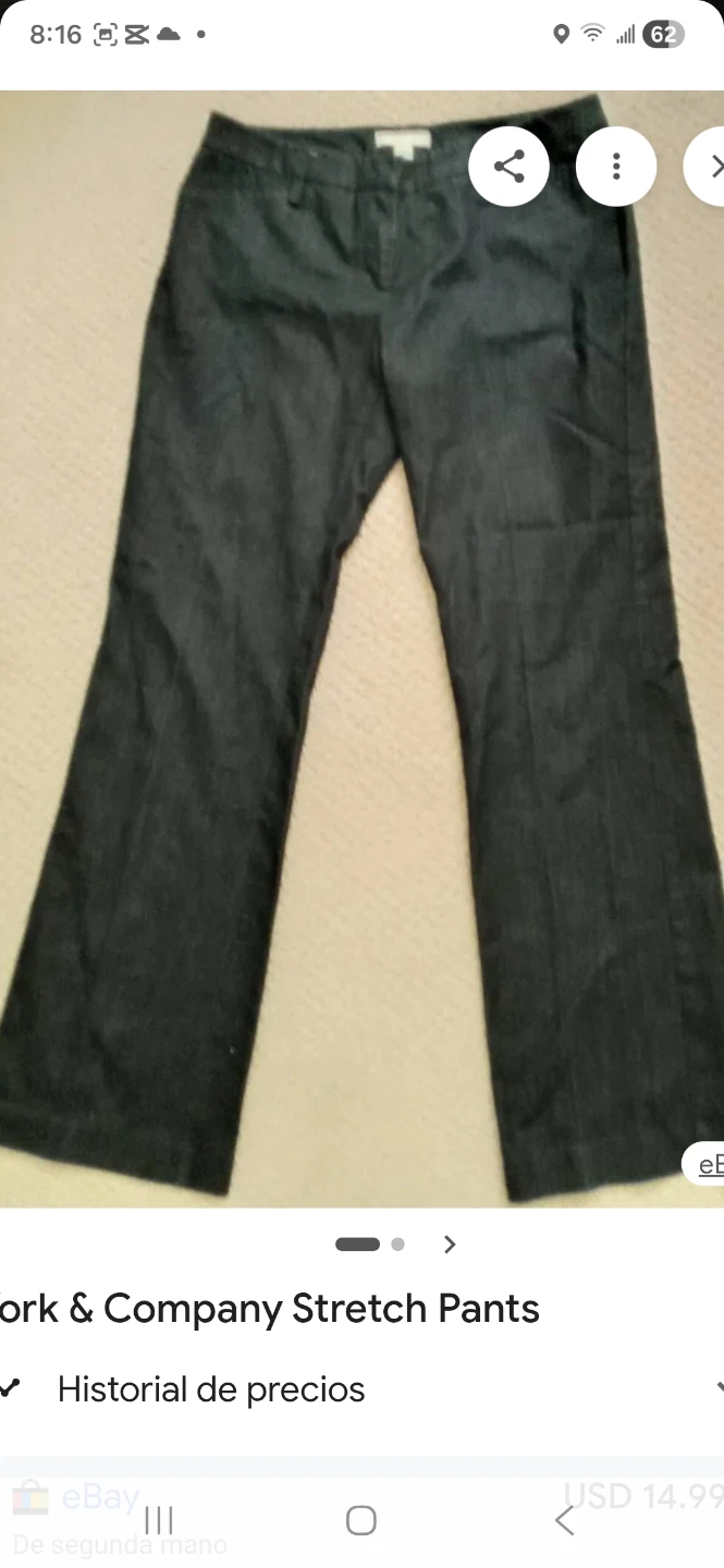 New York & Company City Stretch Luxe Flare Pants Size 12 - photo 2
