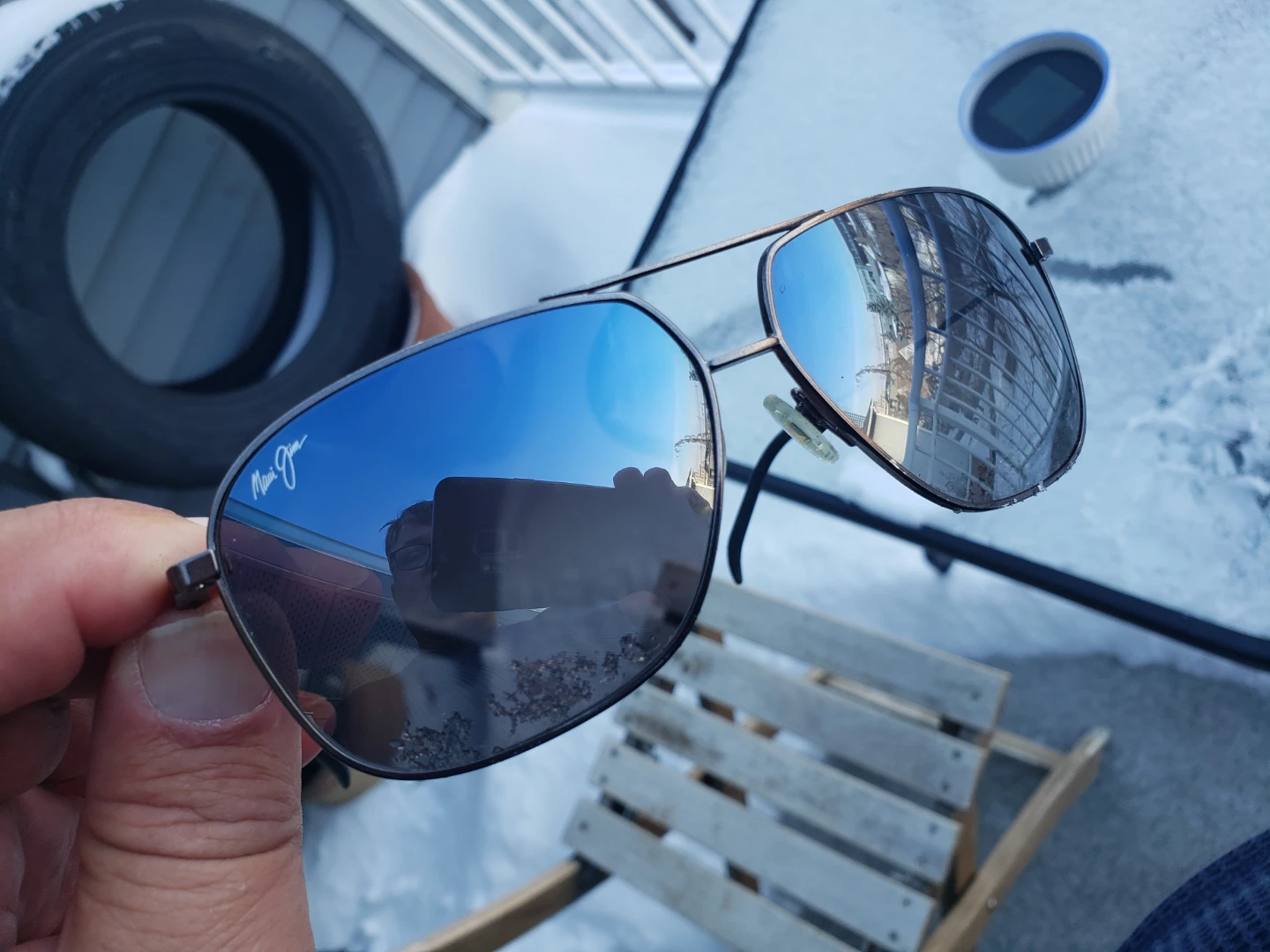 Maui Jim Kami Aviator Sunglasses