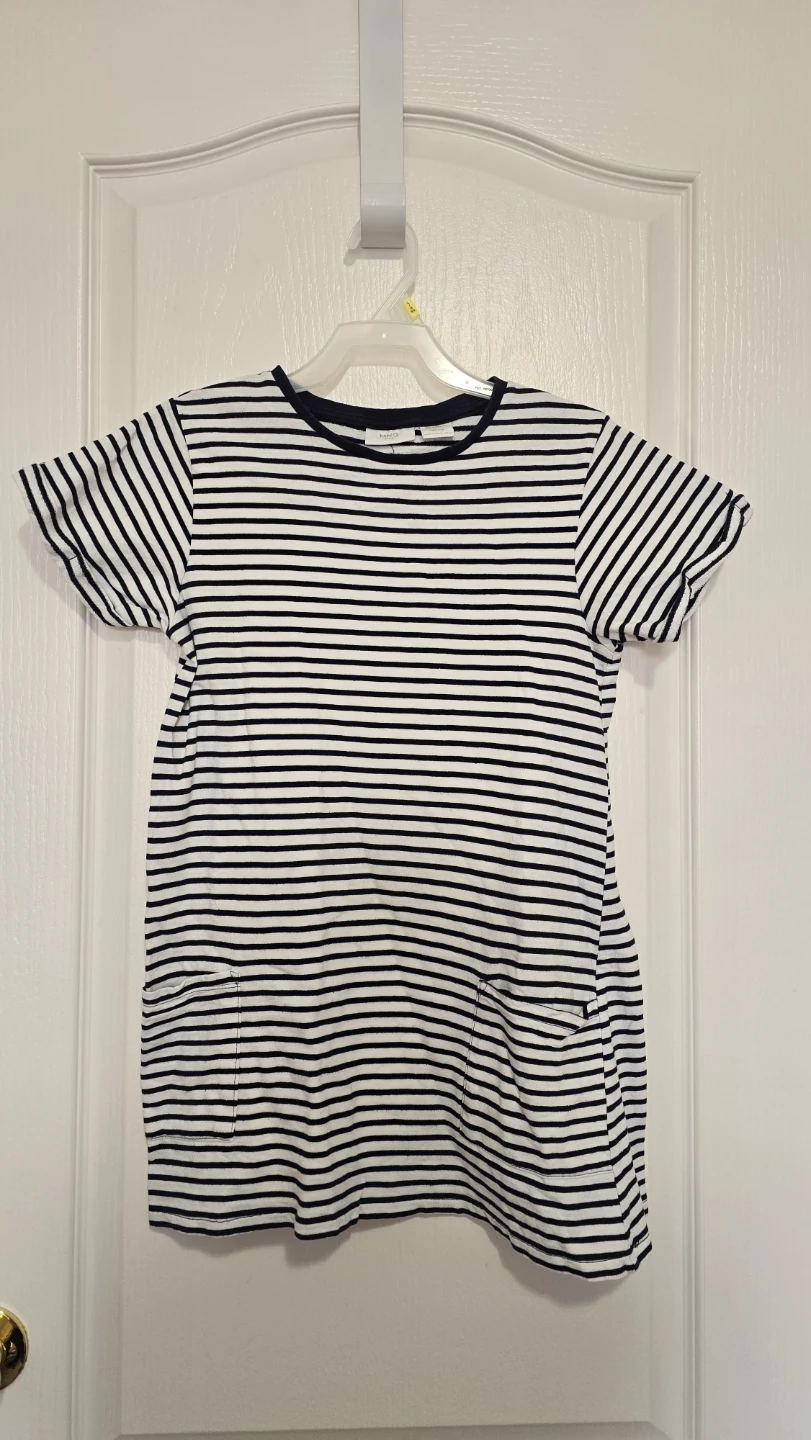 Mango Kids Striped Dress - Size 10 Years / 140cm