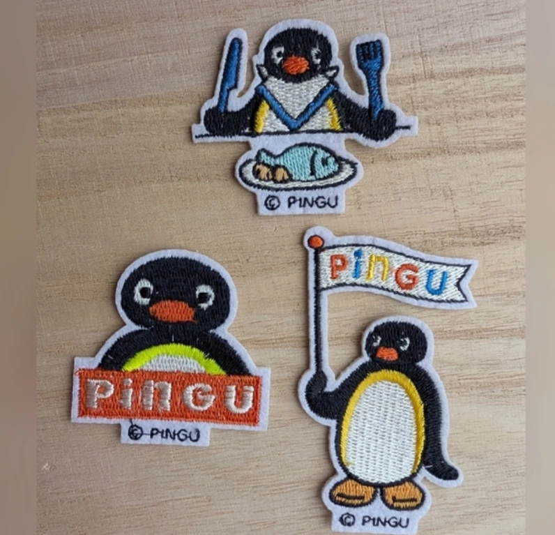 Pingu Embroidered Patch $10 each