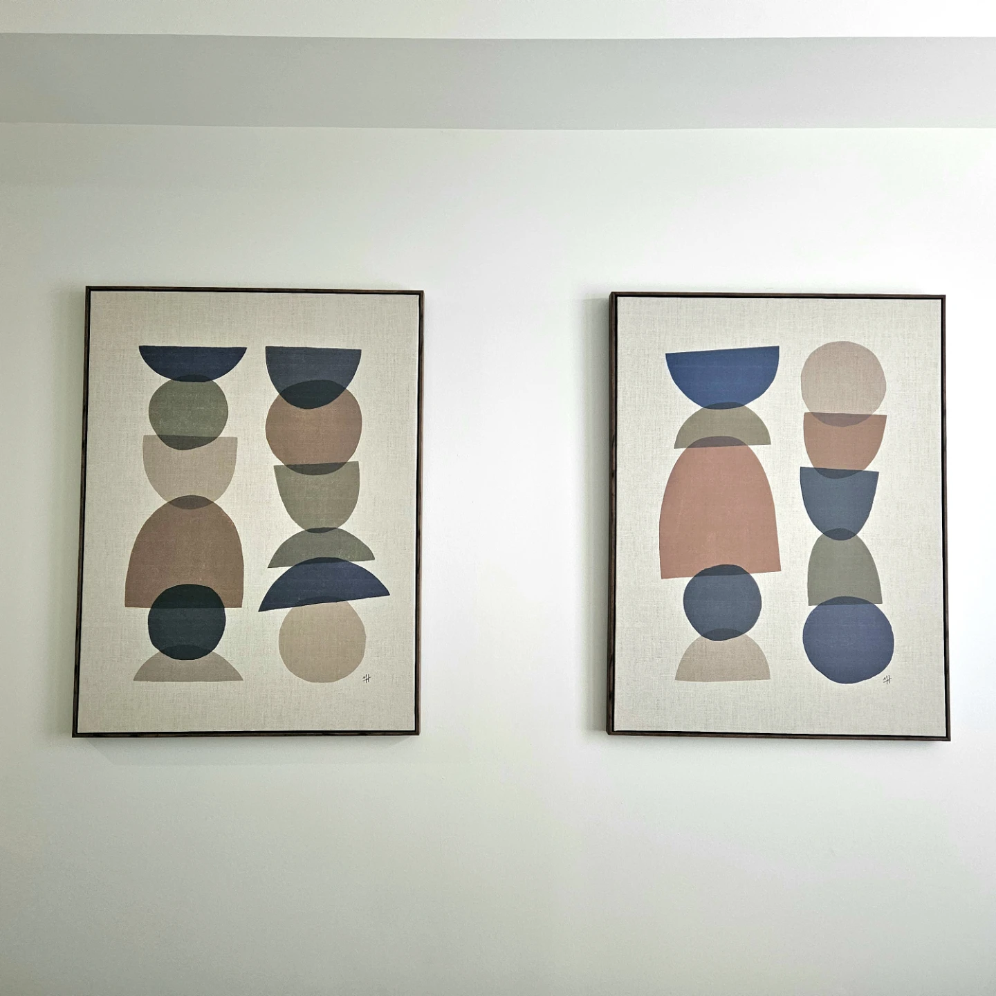 Set - Modern Geometric Canvas Art Prints