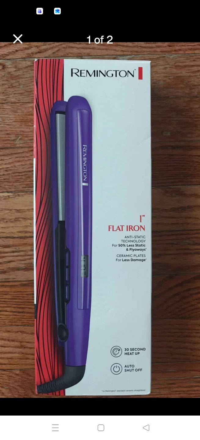 Remington 1" Flat Iron Hair Straightener - photo 2