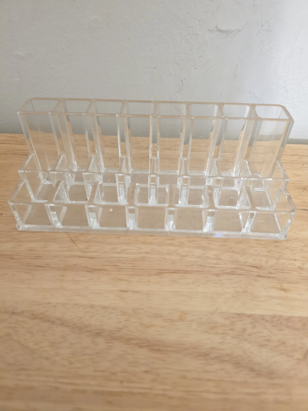 Clear Acrylic Makeup Brush Holder Organizer with Drawers - photo 2