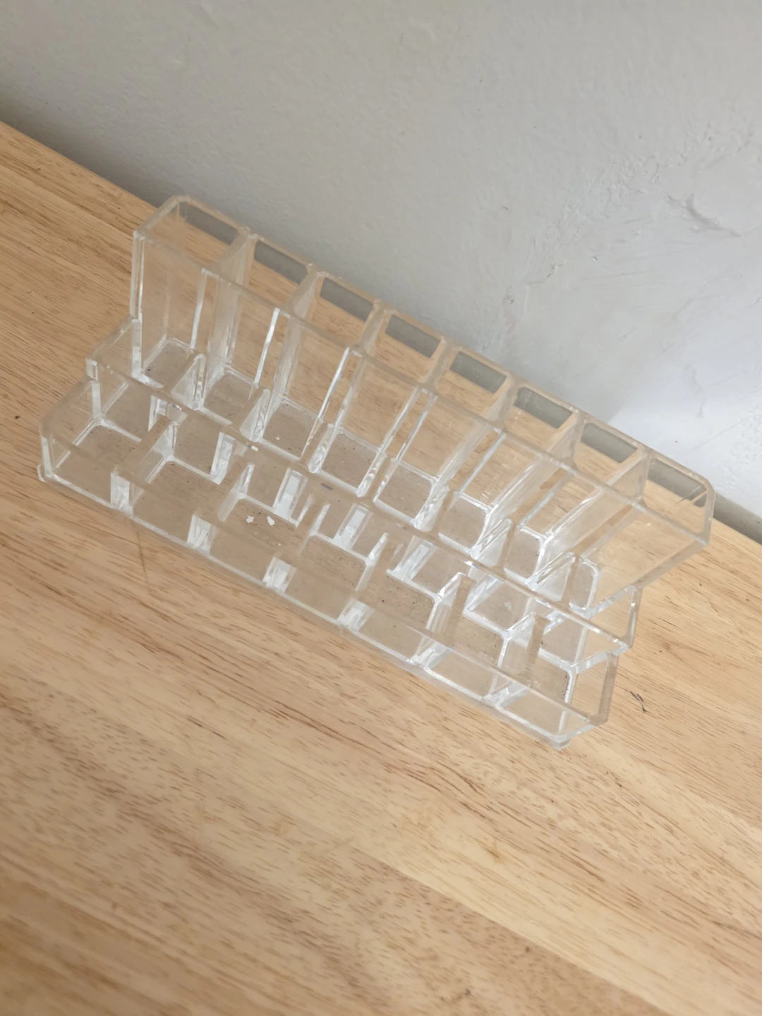 Clear Acrylic Makeup Brush Holder Organizer with Drawers - photo 3