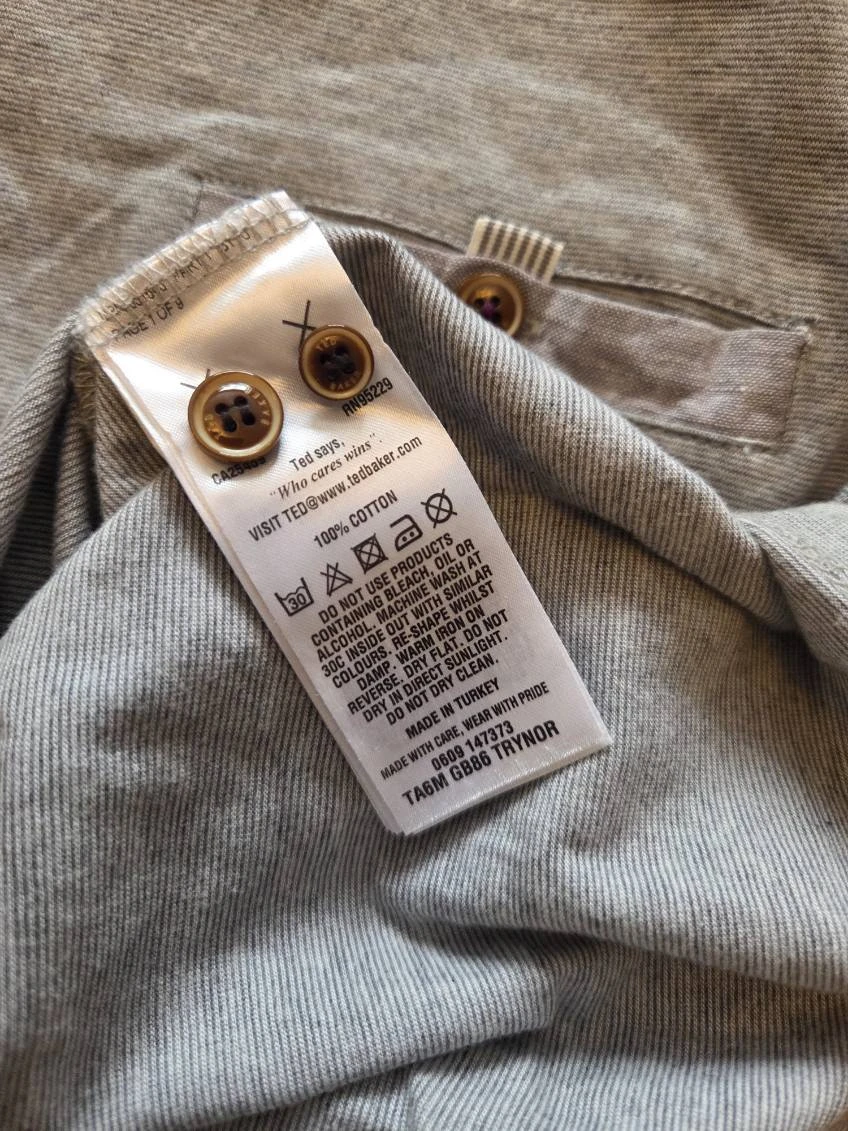 Ted Baker London Grey Polo Shirt - Size 7 - photo 5