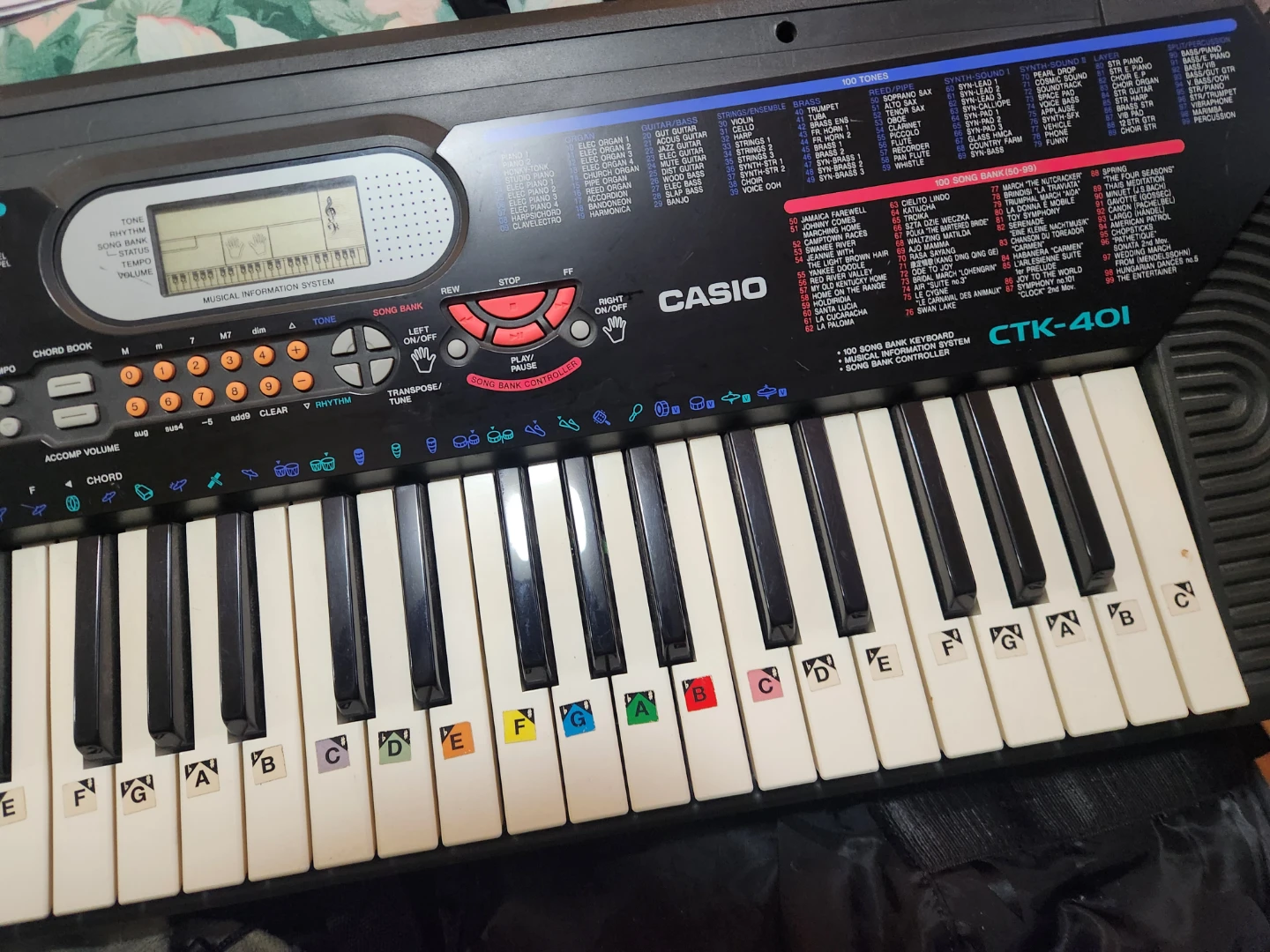 Casio CTK-401 Electronic Keyboard with S84-10tand - photo 3