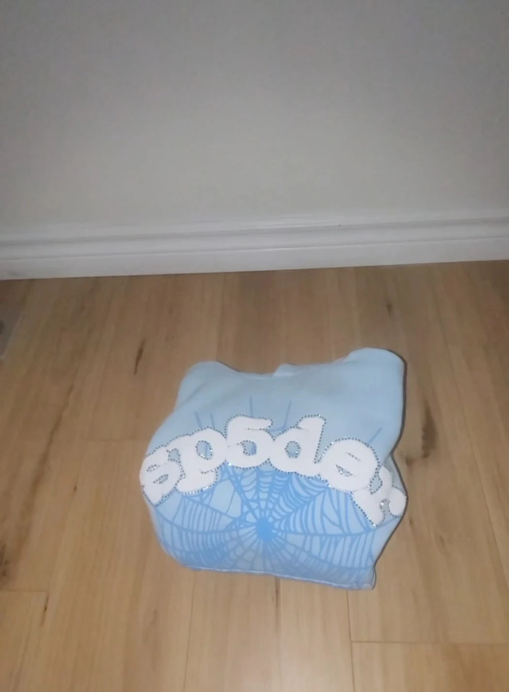 Light Blue Sp5der Hoodie - photo 3