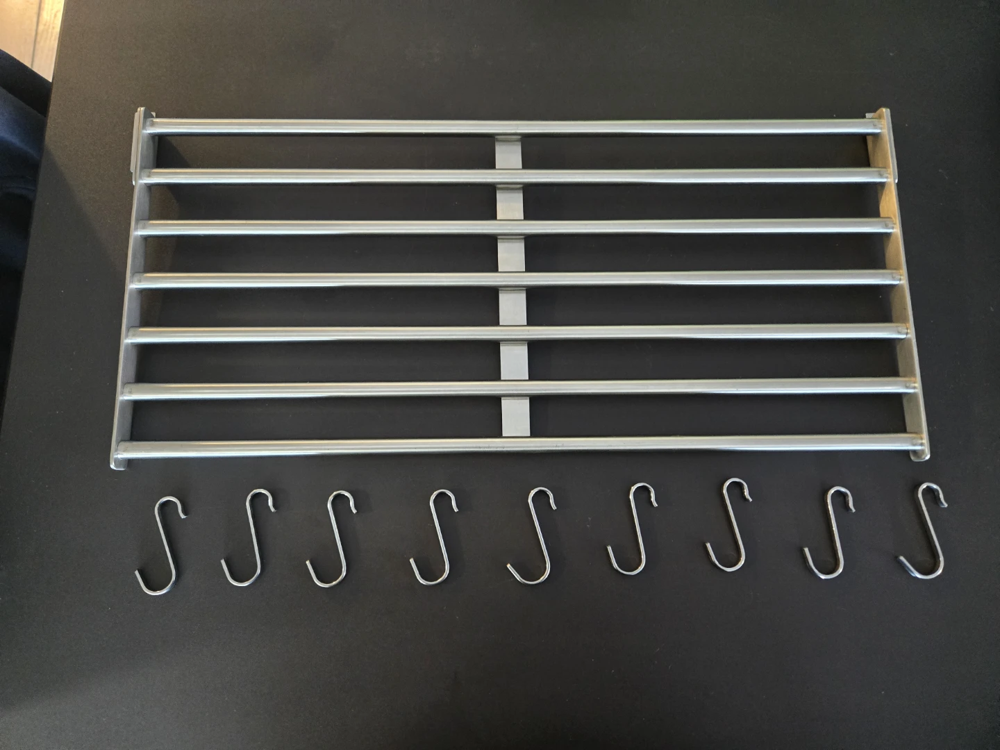 IKEA Wall Rack with 9 S-Hooks