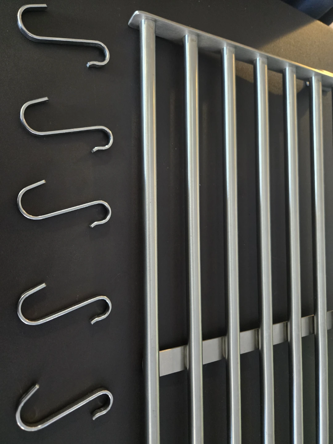 IKEA Wall Rack with 9 S-Hooks - photo 4