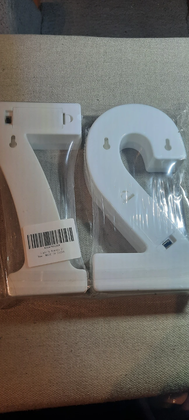 New White LED Marquee Numbers 7 and 2 🧡 - photo 3