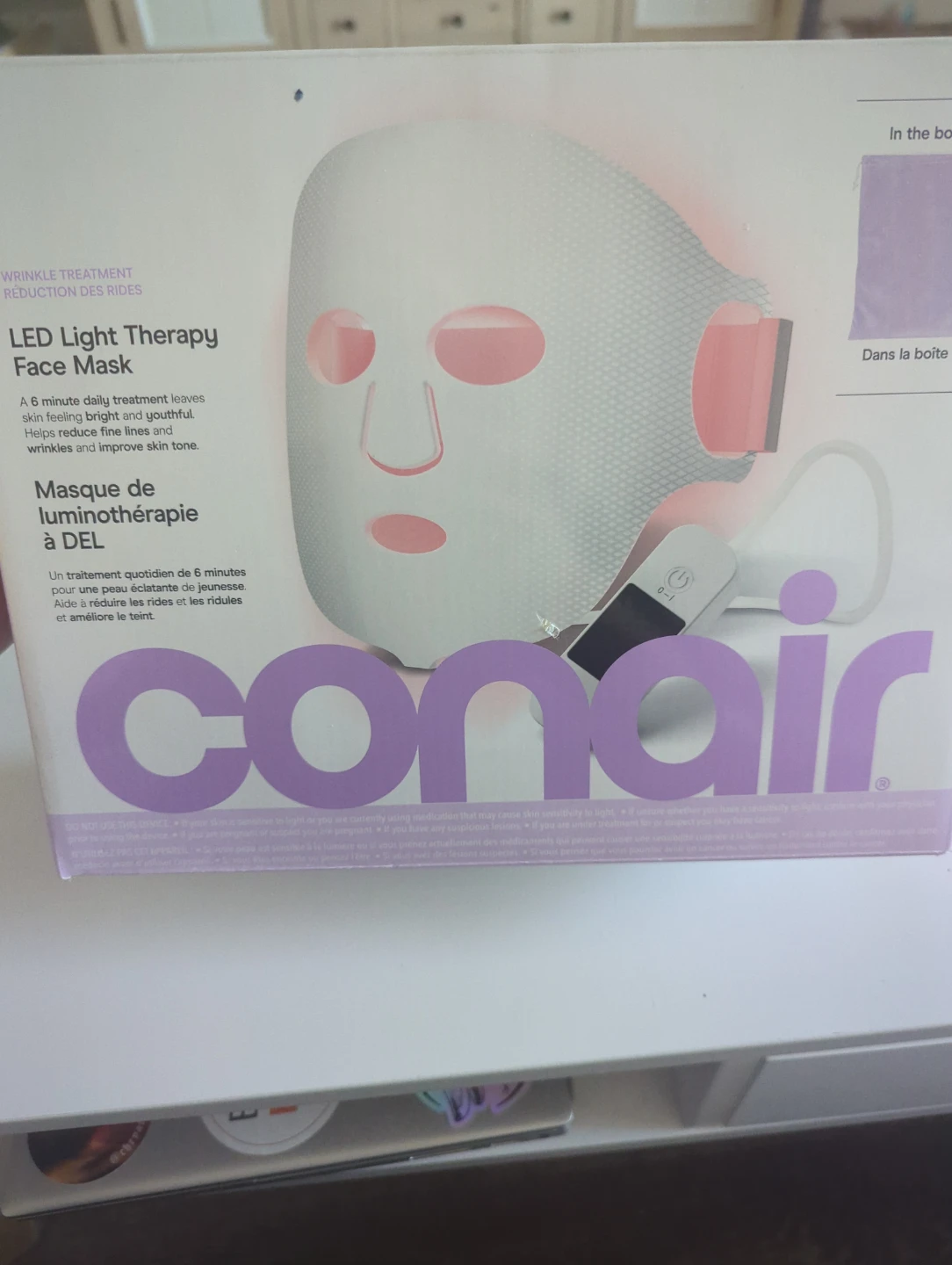 Conair LED Light Therapy Face Mask