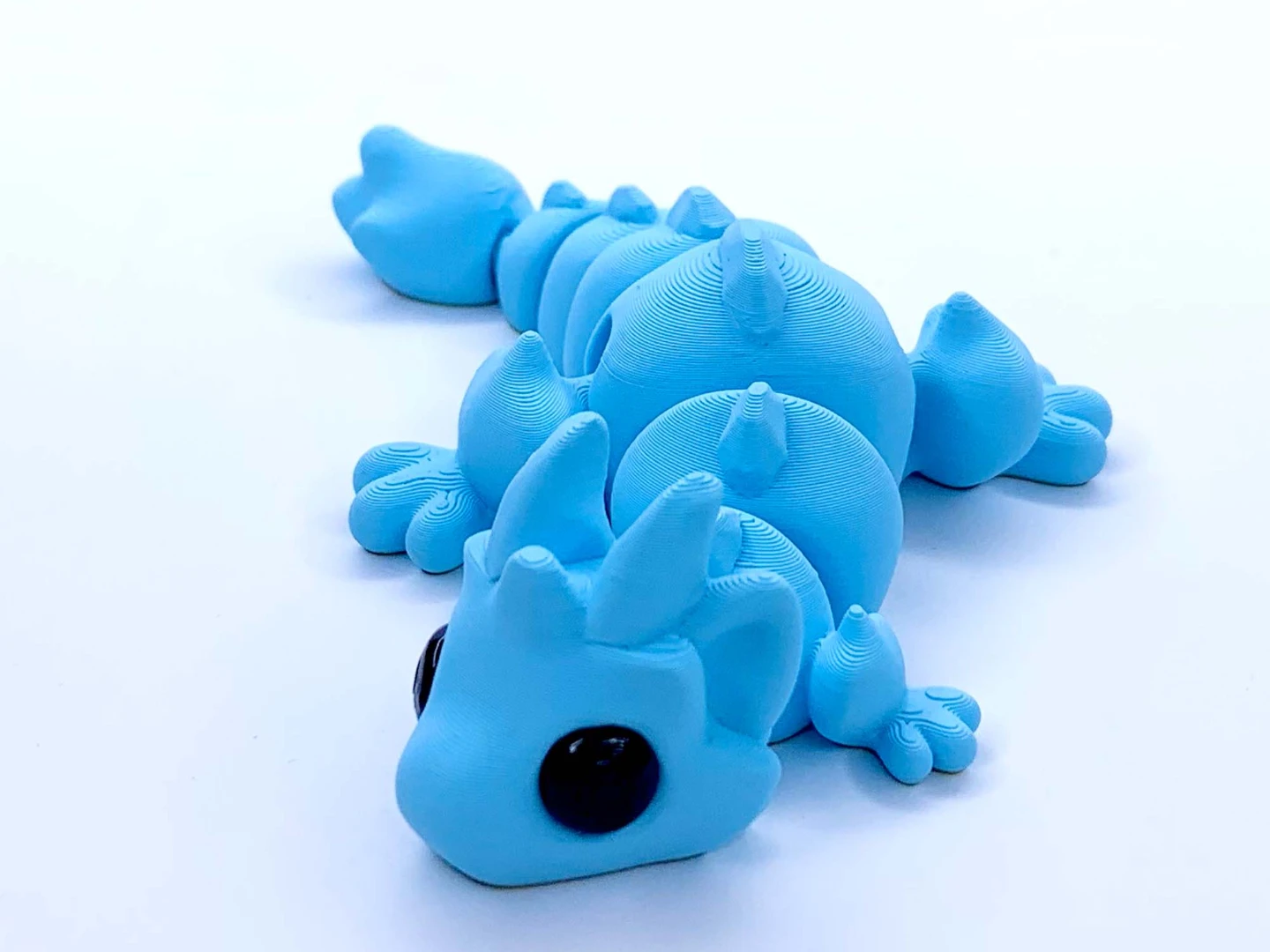 Blue Articulated Dragon Fidget Toy