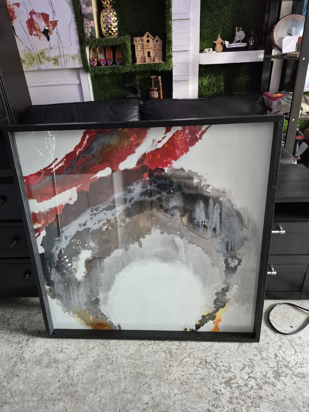 Framed Abstract Wall Art - photo 2