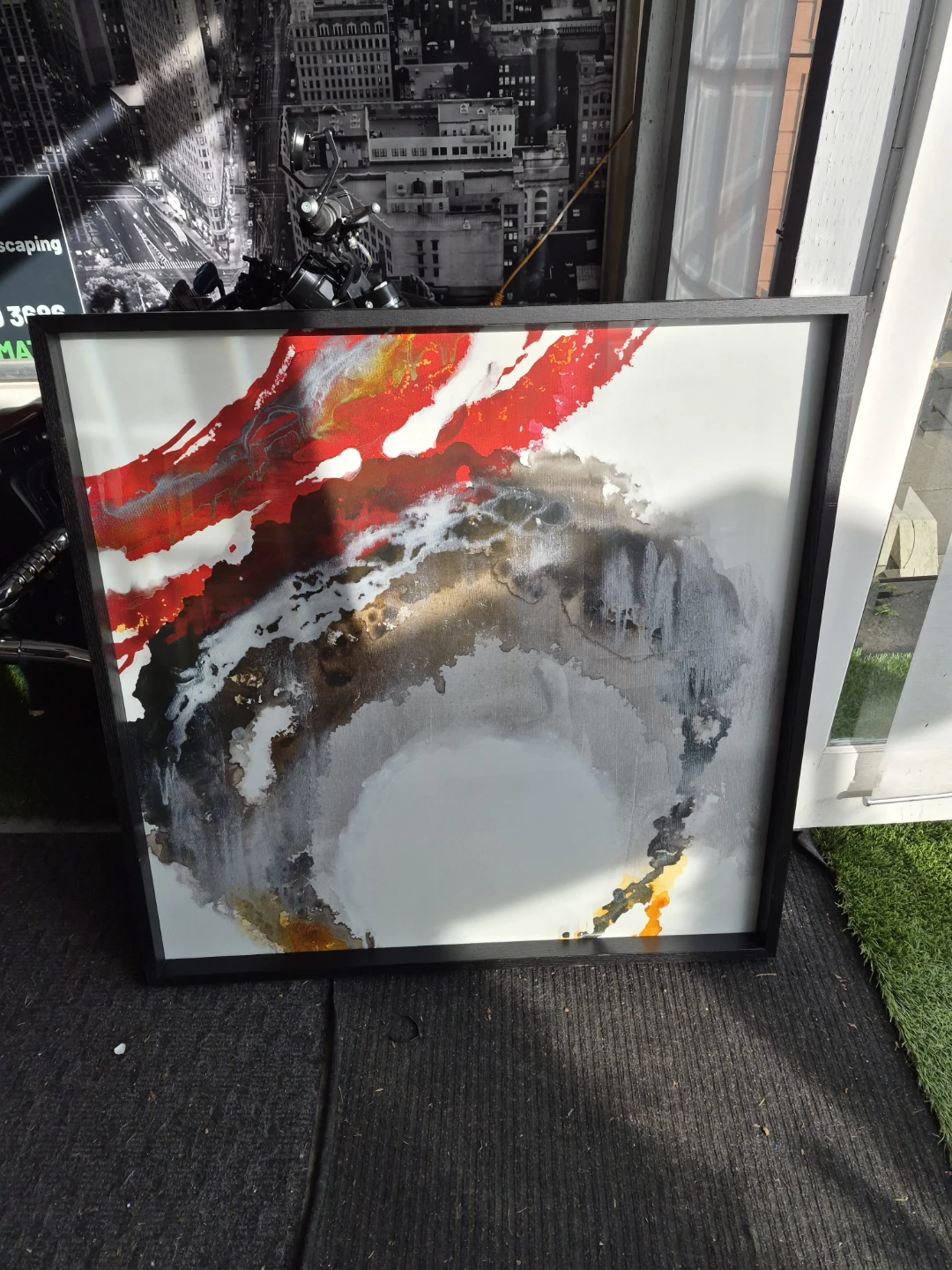 Framed Abstract Wall Art - photo 5