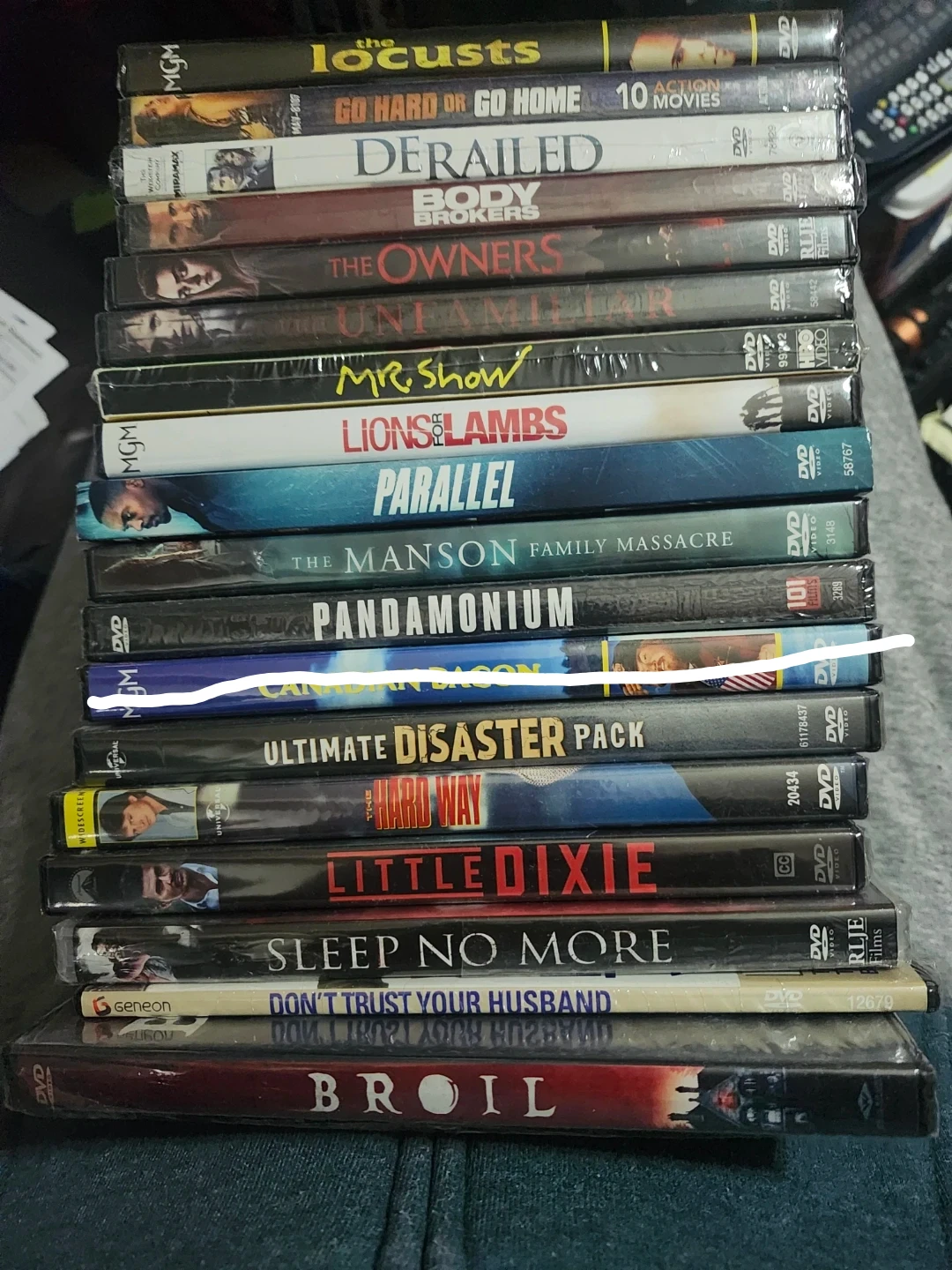Stack of 18 DVDs - Various Titles