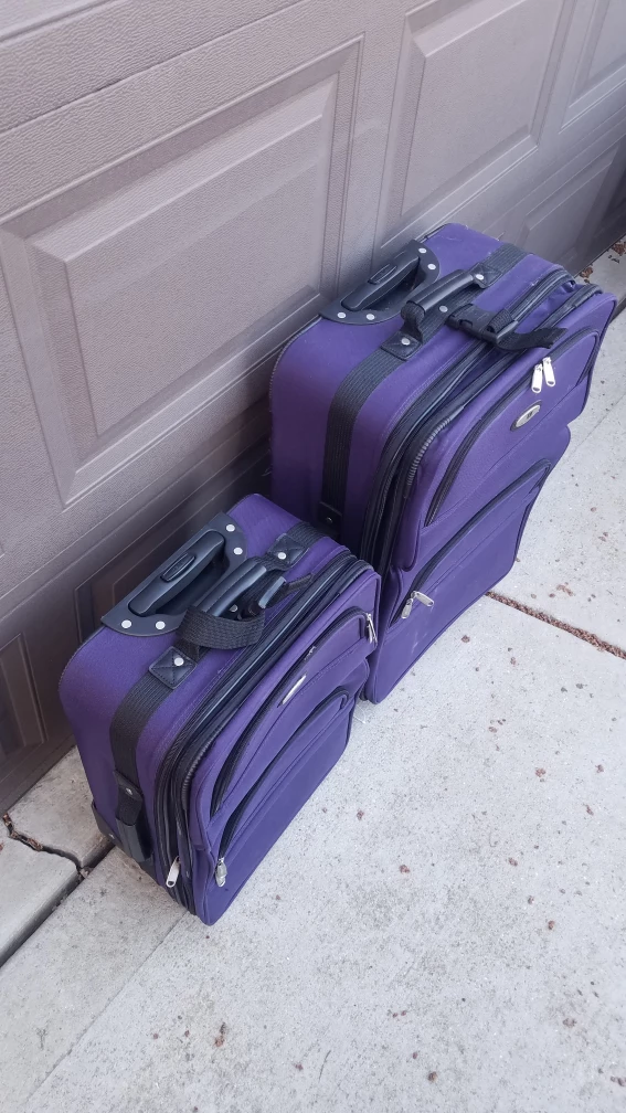Leisure Purple Luggage Set - photo 5
