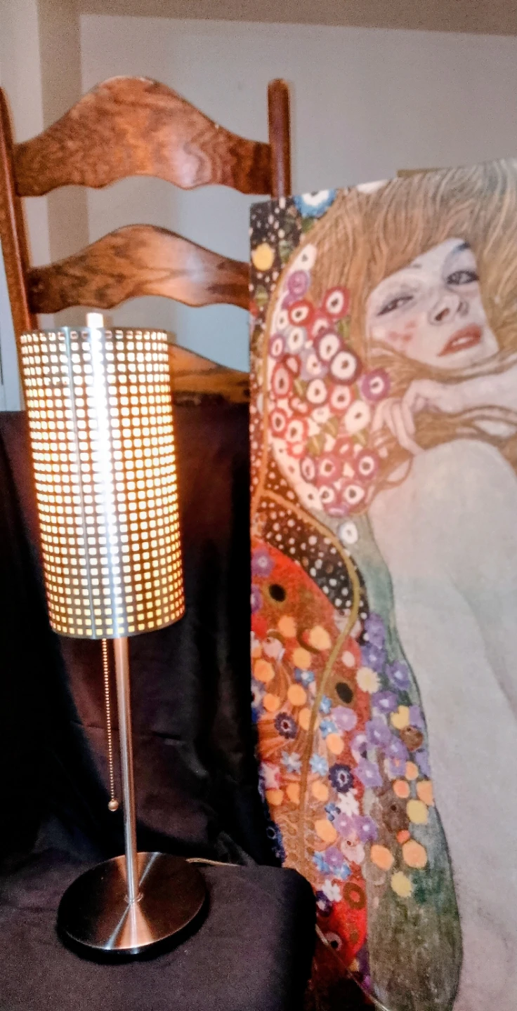 Brushed Nickel Table/Desk Lamp - George Kovacs Grid Collection