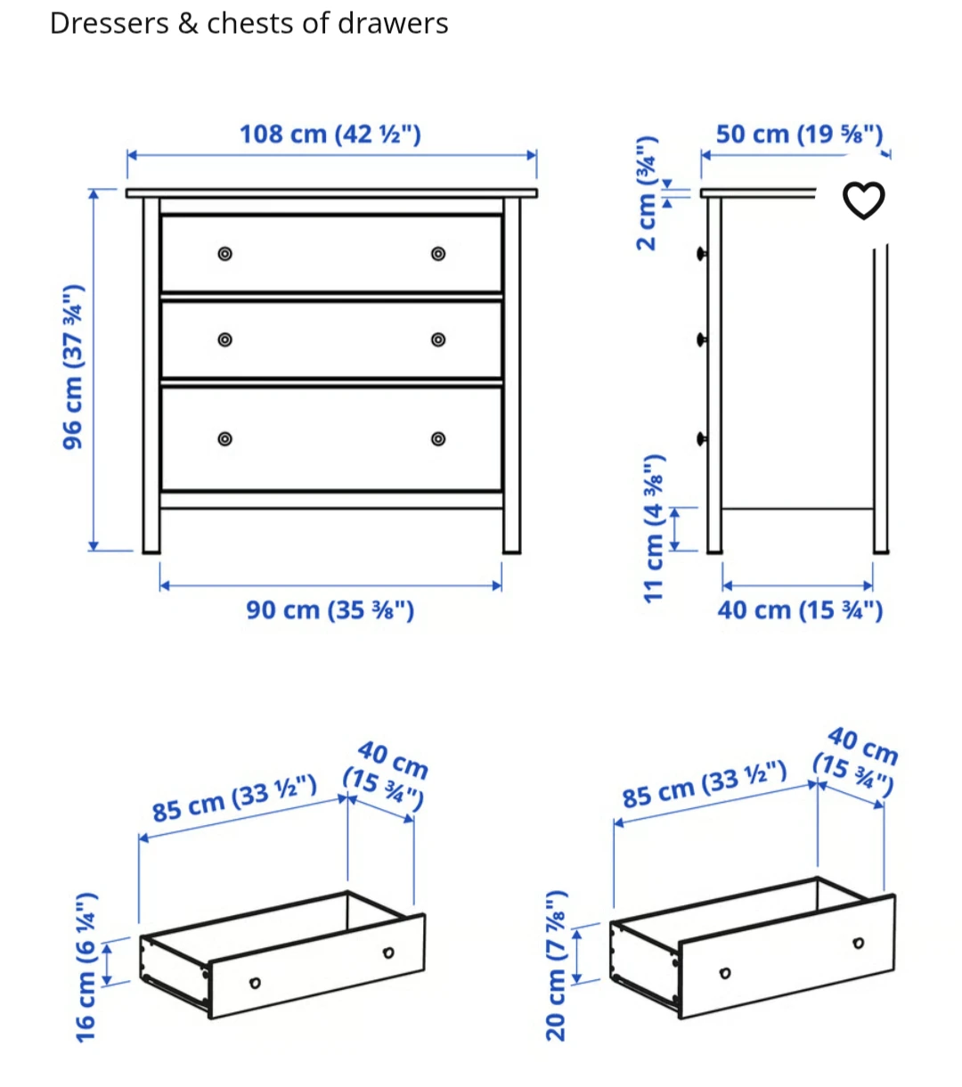 Stunning mirror and White 3-Drawer Dresser with Crystal Knobs - photo 4